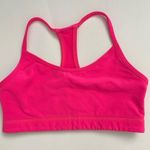 Lululemon  hot pink sports bra Sz 4 Photo 0