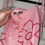 Pink Floral Bodycon Dress Size XS Photo 1