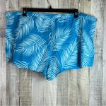 secret treasures 3X(22W-24W) Sleep Shorts Leaf Pattern Stretch Ribbon Wa… Photo 1