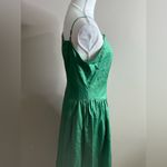 Misook  XS square neck midi dress emerald green Photo 4