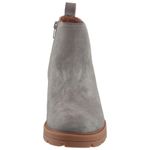 Lucky Brand HP 🎉 light gray  sumah ankle boot | anti-slip | heeled ankle booties Photo 7