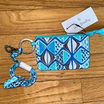 Vera Bradley Lanyard And Zip ID Case - Go Fish Blue Photo 1