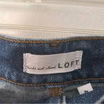 Loft  Denim Frayed Hem Cut-Off Shorts Casual Z18 Photo 2