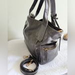 Fossil Vintage  Emerson Medium Satchel Tote, Crossbody Bag Soft  Black Leather. Photo 10
