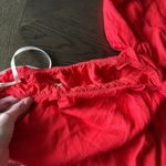 Farm Rio Red Midi Knot Dress, Small,$310 Photo 6