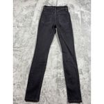 Reformation  Jeans High‎ & Skinny Faded Black Destroyed Size 23 Photo 8