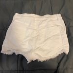 Angel Kiss Distressed White Denim Shorts Photo 1