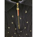 Tommy Hilfiger 1X Plus Navy Anchor Print 1/4 Zip Polo Shirt Y2K Nautical Women Photo 2