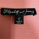 Elizabeth and James  Silk Long Sleeve Sheath Dress Bell Sleeve Romantic Sz 4 Rose Photo 4