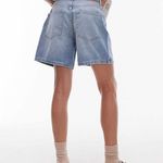 Topshop size 8 Denim High Waist Shorts in Authentic Blue Photo 1