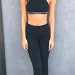 NEW REN M/L Seamless Leggings Alexis Ren Workout Top Black Fitness Influencer Size M Photo 2