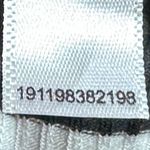 Juicy Couture Black White Ribbed Striped Sheath Dress Y2K Vintage Size Medium Photo 6