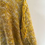 Aerie Women’s Opens Front Waterfall Cardigan Size Medium Yellow, Tan & White Photo 10