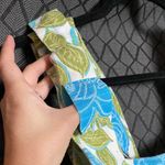 1950’s vintage Mode O’Day Blue and Green Floral Day Dress Photo 11