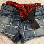 7 For All Mankind Patch Jean Shorts Photo 0