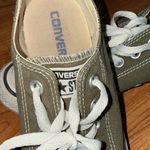 Converse Classic Green Canvas Sneakers Well Worn Loved Used Size 8 Size 6 Womens Photo 3