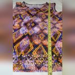 Cato  Purple and Orange Asymmetrical Sleeveless Top Size :M Photo 3