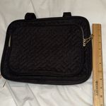 Black hanging Travel Organizer with Multiple Compartments. Micro fiber. NWOT. Tan Photo 6