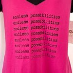 Pink Lotus Endless Possibilities V-neck Tee Photo 2