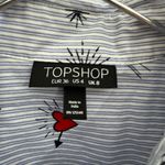 Topshop Long 2 Piece Collar Button Down Pajamas Set Hearts Size 4 Photo 6