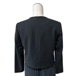 ZARA NWT  BLOGGERS FAVE BEADED AND CHAIN DETAIL POCKET BLAZER BLACK Photo 7