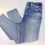 Maurice's Edgely Maurice’s High Rise Mom Button Fly Distressed Jeans Women’s 12‎ Short Photo 0