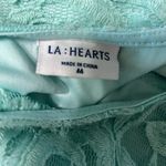 Romantic Crochet Lace Dress Aquamarine Mint Green Fit and Flare Womens Medium Size undefined Photo 4