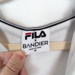 Bandier FILA x  Light Gray Pullover Hooded Sweatshirt Photo 5