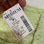 Fashion Bug  size medium Lace Trimmed Green Tank Top fairy whimsi 90s new deadsto Photo 2
