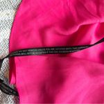 Boohoo Off The Shoulder Ruffle Detail Shift Dress in Hot Pink 12 NWT Photo 4