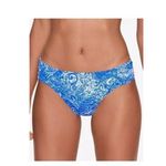 Ralph Lauren LRL  Blue Artisanal Woodblock Paisley Hipster Bikini Bottom Sz 4 New Photo 0