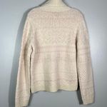Ralph Lauren Lauren Exclusive Hand Knit Turtleneck Wool Cashmere Sweater Pink L Photo 3