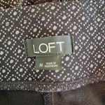 Loft  Black & Gray Pants (M) Photo 2