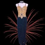 RED CARPET Evening Dress, Sequins and Beads💥 Black Size 10 Photo 5