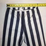 Online Legging Store Black And White Striped Leggings Size Large Photo 2