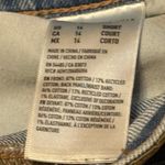 American Eagle Stovepipe Jeans Strigid Light Wash Women’s 14 Short Wide Leg Photo 5