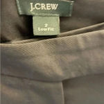 J.Crew Black Dress Pants Wool Low Fit Photo 1