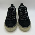 Giuseppe Zanotti Italy Black Full-Grain Suede Sneakers Sz 36 Lace Up US 6 $806 Photo 1