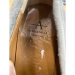Aquatalia Kelsey Loafer Women's 8.5 Gray Suede Low Closed Toe Comfort Flats S43 Photo 1