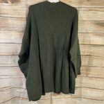 A New Day  ribbed soft cotton olive green cardigan w/pockets women plus size 1X Photo 3