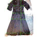 Free People   Alexa Duster  Floral Print V Neck Button Front size Satin size L Photo 3