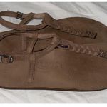 Rainbow Sandals Rainbow Leather Sandals Womens 7.5 8 8.5 Strappy T-Strap T-Street Tan Leather Photo 2