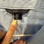 Victoria's Secret Light Blue Shirt Dress Romper, size 10 NWOT! Photo 1