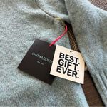 Cynthia Rowley  Oversized cocoon turtleneck pullover sweater teal blue XS , NWT Photo 8