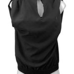 ASTR  Women's Black Sleeveless High Neck Keyhole Bodysuit Blouse Tank Top Size XS Photo 0