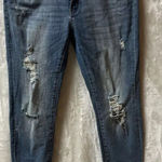 Kancan Jeans Womens 13/31 Double Frayed Distressed Jeans # 116615 Blue Photo 0