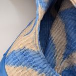 Taylor Dress Circle Geometric Blue Cream Size 2 Hoco Wedding Party Brunch Photo 11