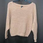 Moon & Madison Sweater, 100% Acrylic, Tan, Size Large Tan Photo 0