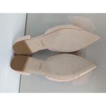 Badgley Mischka fergie Sz 8 ballet pink flats pointed toe bow tulle rhinestone Photo 6