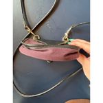 Dooney & Bourke Vintage Rare Purple Mini Cavalry Crossbody Punk Goth Bag Photo 5